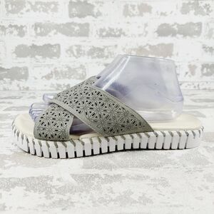 New ILSE JACOBSEN Tulip1575 Criss Cross Strap Flat Sandal V676